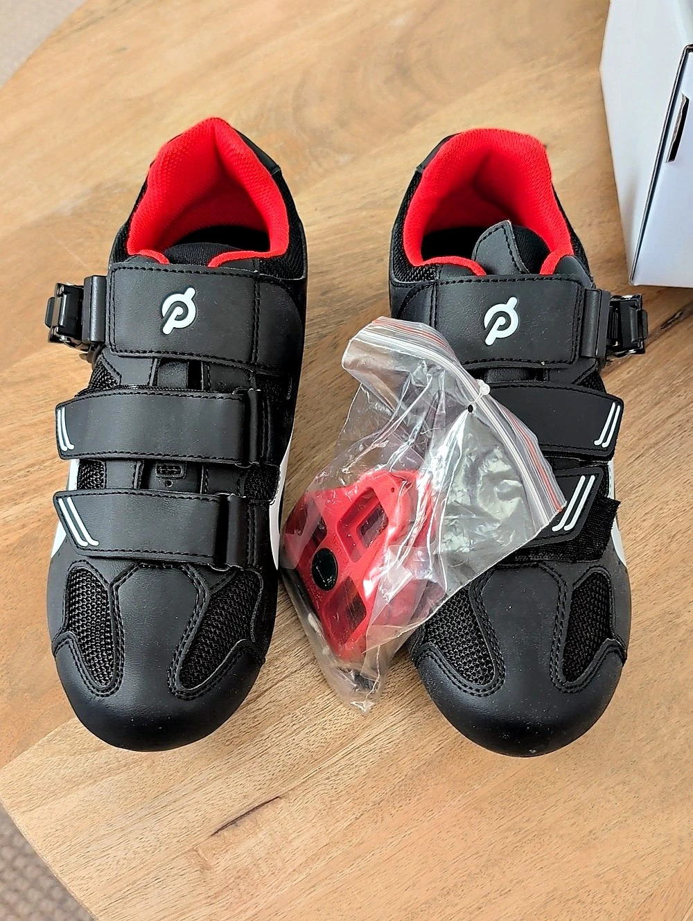 Peloton Cycling Shoes Black & Red EU 40 NWT